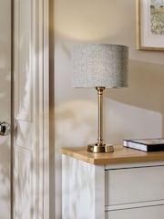 Grey Tweedy Lamp Shade - Image 2 of 5