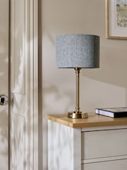 Grey Tweedy Lamp Shade - Image 3 of 5
