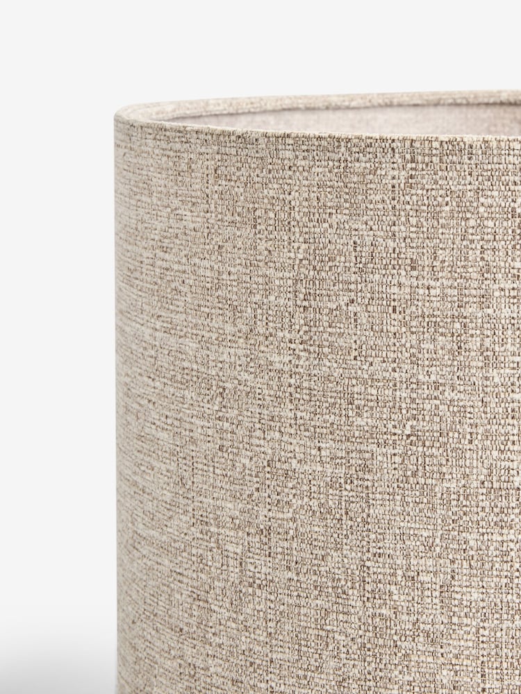 Mid Natural Tweedy Lamp Shade - Image 5 of 5