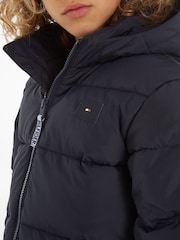 Tommy Hilfiger Blue Boys Alaska Puffer Jacket - Image 3 of 6