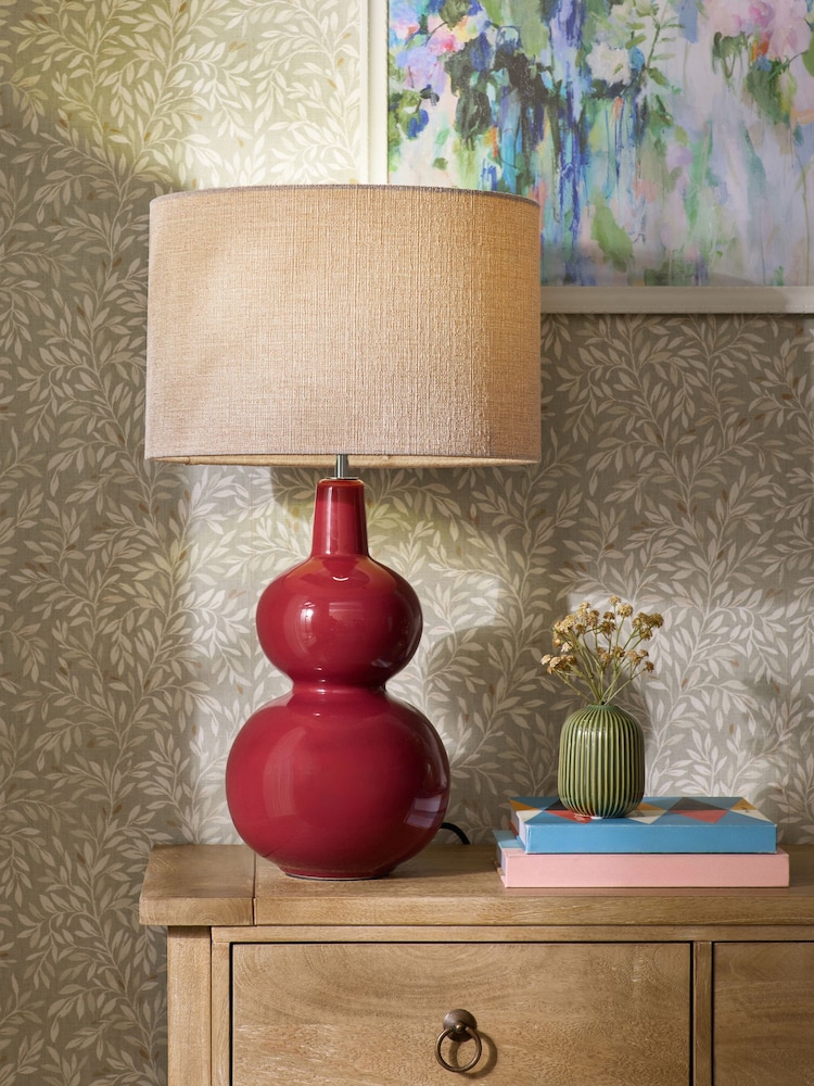 Natural Tweedy Lamp Shade - Image 2 of 5 Natural Tweedy Lamp Shade - Image 2 of 5