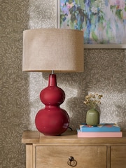 Natural Tweedy Lamp Shade - Image 3 of 5