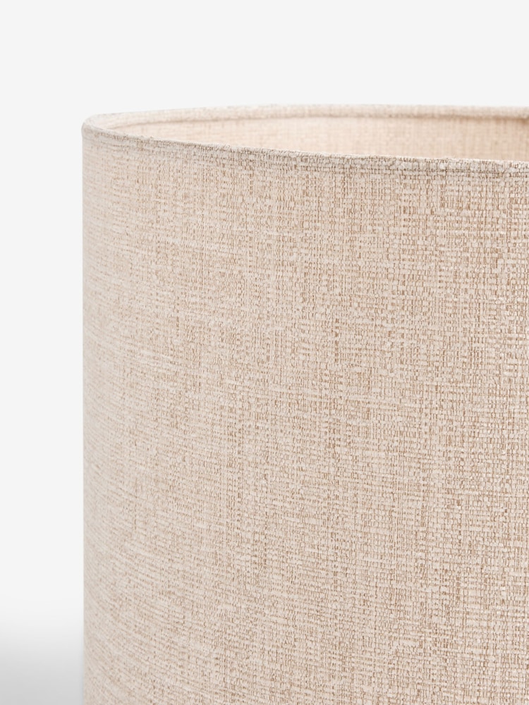 Natural Tweedy Lamp Shade - Image 5 of 5 Natural Tweedy Lamp Shade - Image 5 of 5