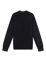 U.S. Polo Assn. Black Mens Cotton Crew Neck Jumper - Image 7 of 8