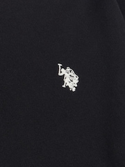 U.S. Polo Assn. Black Mens Cotton Crew Neck Jumper - Image 8 of 8