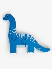 JoJo Maman Bébé Green Wooden Dinosaur Puzzle Set - Image 7 of 8
