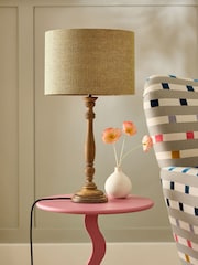 Ochre Yellow Tweedy Lamp Shade - Image 3 of 5