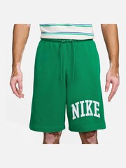 Nike Green Club Fleece French Terry Shorts - Image 2 of 7