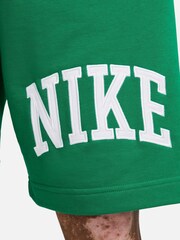 Nike Green Club Fleece French Terry Shorts - Image 5 of 7