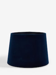Navy Blue Velvet Lamp Shade - Image 1 of 2