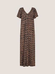 Monsoon Black Arti Print Wide Leg Jumpsuit - Image 4 of 4