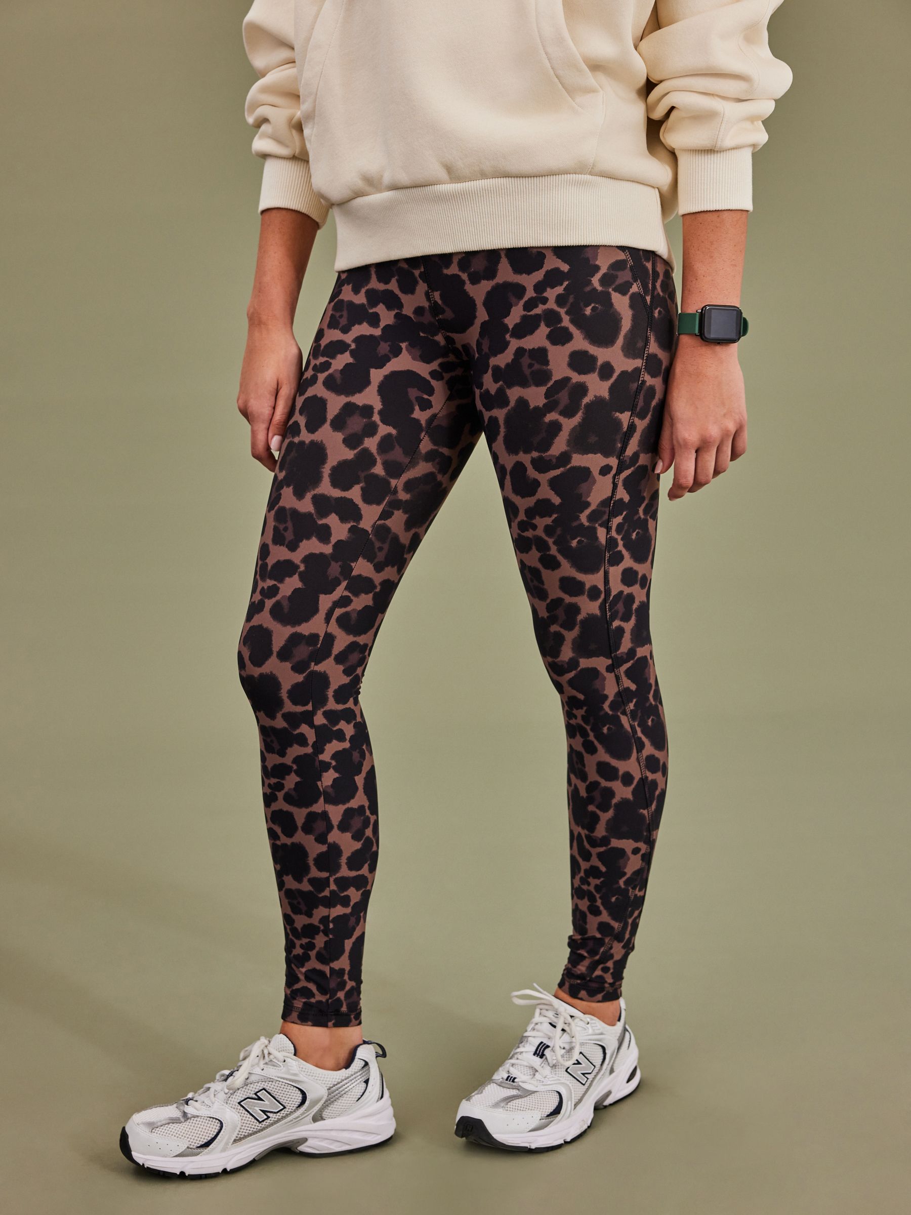 Buy Animal Print Supersoft Everyday Sports Leggings from Next Luxembourg