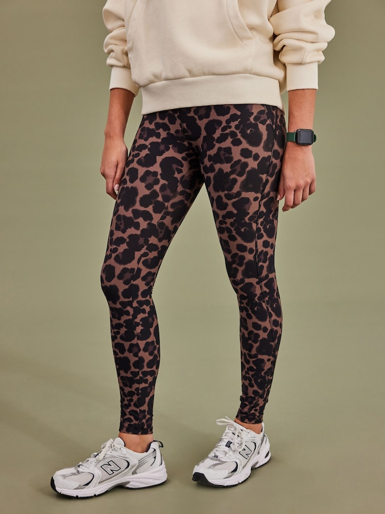 Animal Print Supersoft Everyday Sports Leggings - Image 2 of 7