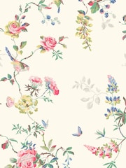 Cath Kidston White Birds and Roses Multi Made to Measure Roller Blind - Image 3 of 4