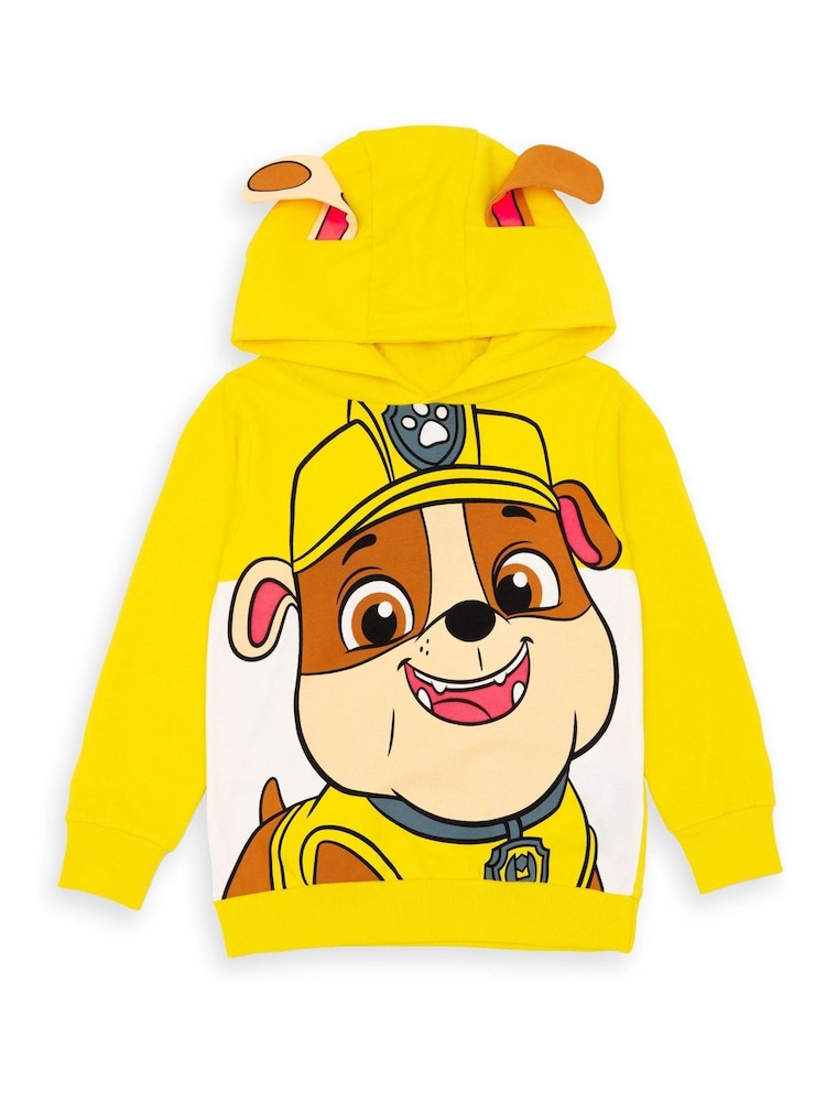 Vanilla Underground Yellow Paw Patrol Character 100% Cotton Hoodie - Image 1 of 6