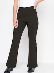 PixieGirl Petite Black Bi Stretch Straight Leg Trousers - Image 1 of 2