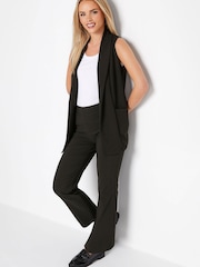 PixieGirl Petite Black Bi Stretch Straight Leg Trousers - Image 2 of 2