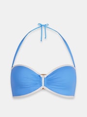 Mint Velvet Blue Structured Bikini Top - Image 3 of 4