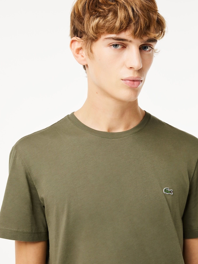 Lacoste Regular Fit Sports 100% Cotton T-Shirt - Image 4 of 6