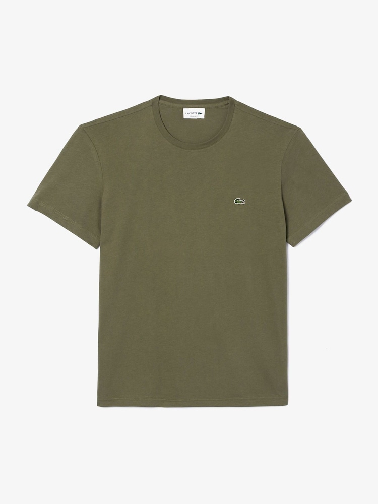 Lacoste Regular Fit Sports 100% Cotton T-Shirt - Image 5 of 6