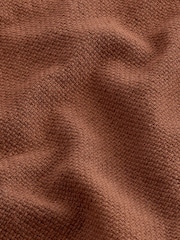 Brown Textured Short Sleeve Cuban Collar Shirt - Image 7 of 7