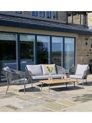 Pacific Grey Garden Reims Lounge Set - Image 1 of 2