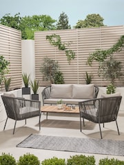 Pacific Grey Garden Reims Lounge Set - Image 2 of 2