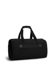 Tommy Hilfiger Black Logo Mixed Texture Duffel Bag - Image 2 of 4