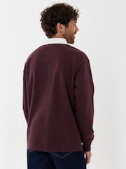 Threadbare Relaxed Fit Cotton Canberra Rugby Polo Shirt - Imaginea 3 din 5