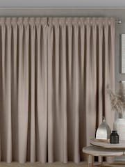 Mink Brown Chenille Made To Measure Curtains - Image 2 of 8