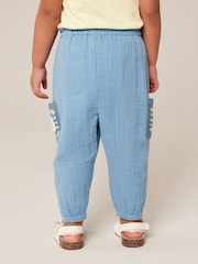 Blue Crochet Pocket Trousers (3mths-7yrs) - Image 3 of 8