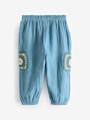 Blue Crochet Pocket Trousers (3mths-7yrs) - Image 6 of 8