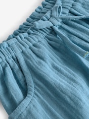 Blue Crochet Pocket Trousers (3mths-7yrs) - Image 7 of 8