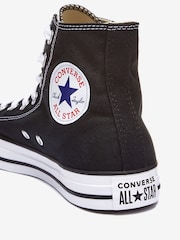 Converse Black/White Standard Fit Chuck Taylor All Star High Trainers - Image 6 of 8
