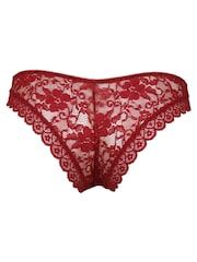 Rojo - Braguitas de corte profundo Rebel de Pour Moi - Imagen 5 de 5