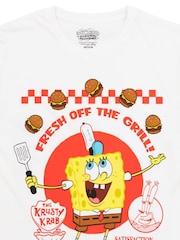 Vanilla Underground White Mens Spongebob Short Pyjamas - Image 4 of 6