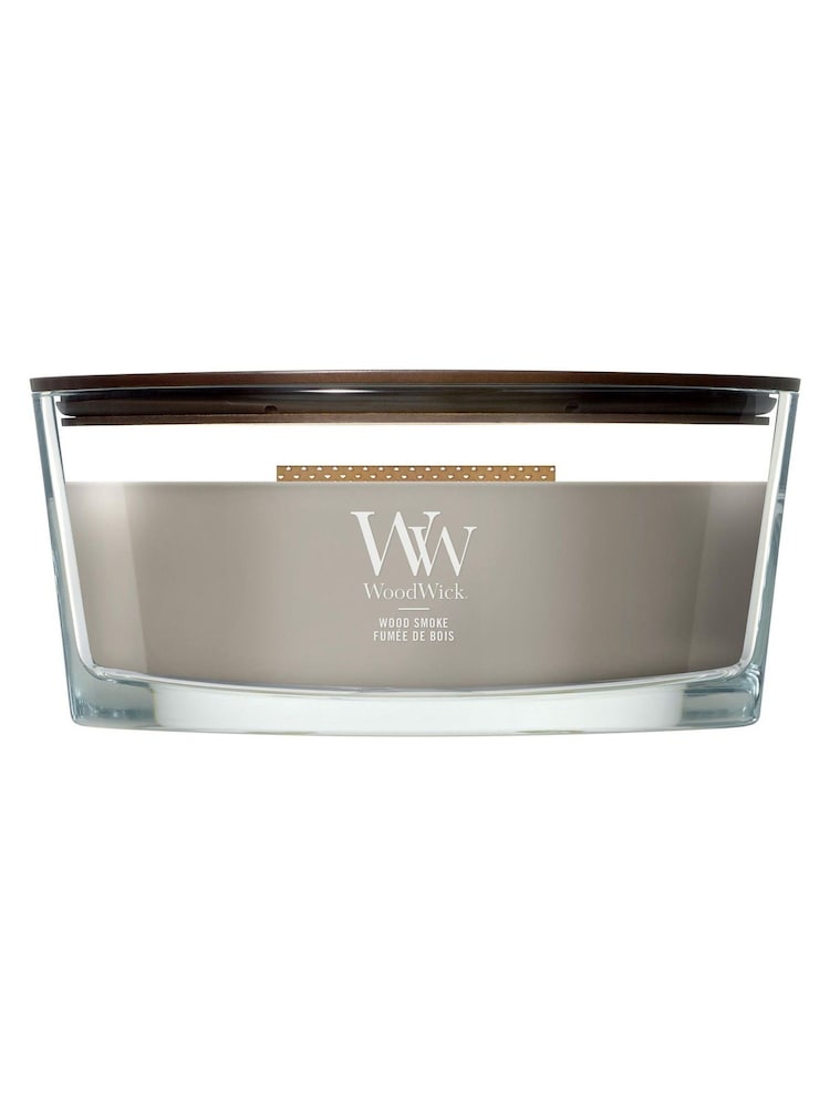 Woodwick Grey Ellipse Candle - Image 3 of 3 Woodwick Grey Ellipse Candle - Image 3 of 3