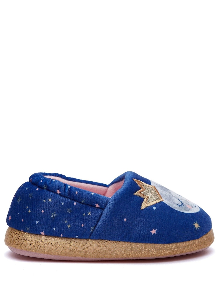 Harry Bear Purple Nighttime Printed Slippers - Image 2 of 5