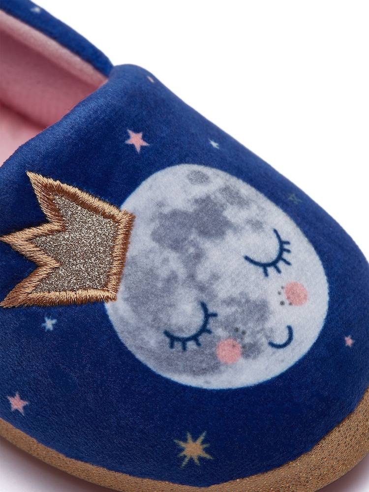 Harry Bear Purple Nighttime Printed Slippers - Image 5 of 5