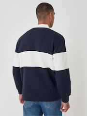 Chelsea Gillespie Rugby Buy Threadbare Blue Relaxed Fit Cotton Rich Rugby Polo Shirt from the ...