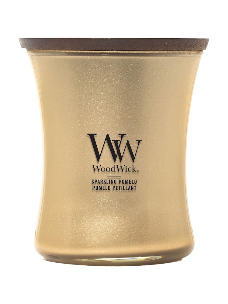 Woodwick Gold Medium Hourglass Candle - Image 6 of 6