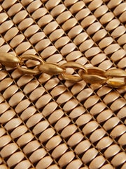 Reiss Gold Bailey Beaded Removable Strap Shoulder Bag - Image 7 of 7