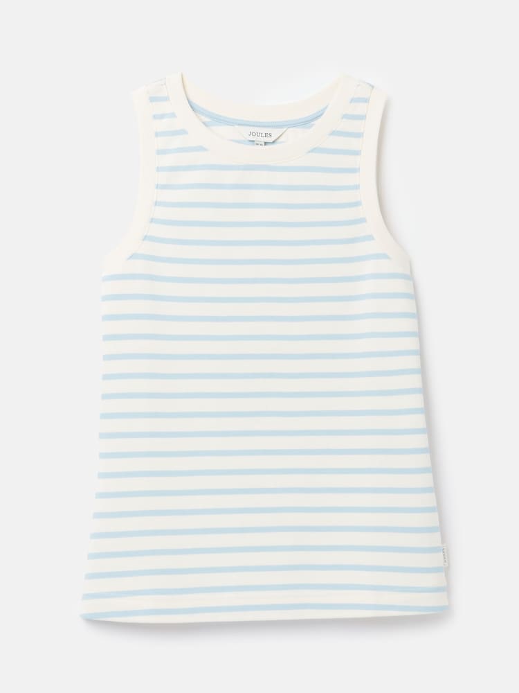 Joules Harbour Cream & Blue Striped Jersey Vest - Image 6 of 6 Joules Harbour Cream & Blue Striped Jersey Vest - Image 6 of 6