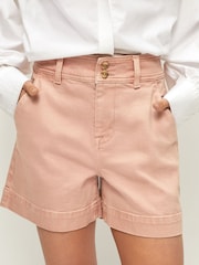 Pink Double Button Denim Shorts - Image 4 of 6