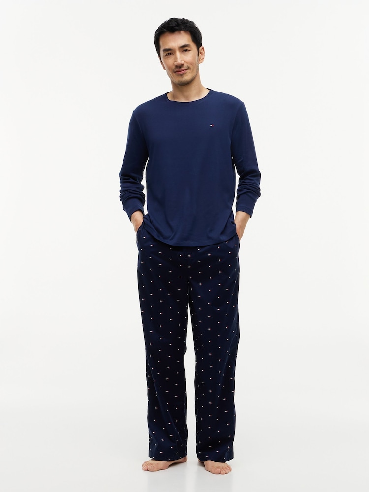 Tommy Hilfiger Signature Tryck Vävt pyjamas Set - Bild 1 av 4