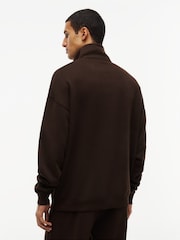 Tommy Hilfiger түпнұсқа терри Quarter-Zip юбкасымен жемпір - 7суретінің 2 суреті