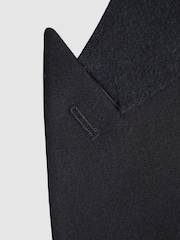Reiss Dark Navy Perry Slim Fit Wool Double Breasted Blazer - Image 7 of 7