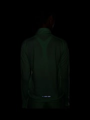 Nike Green Dri-FIT Pacer Half Zip Running Top - Image 8 of 8