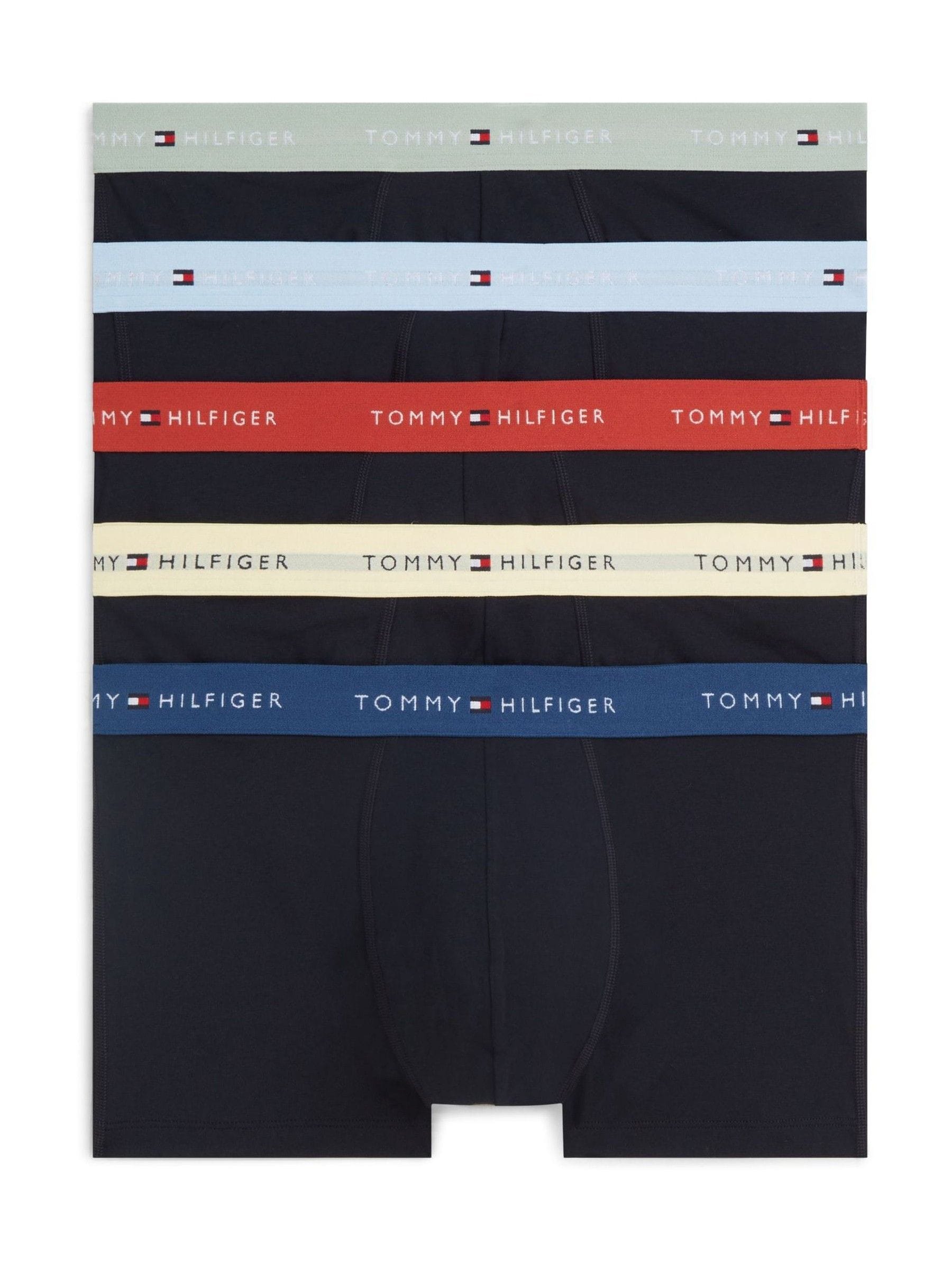 Tommy Hilfiger Pack Of 5 Signature Hipsters Men's Black+Multicolour Xxl - La Redoute - Image 3