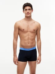 Tommy Hilfiger Orange Signature Logo Contrast Waistband Trunks 3 Pack - Image 6 of 6